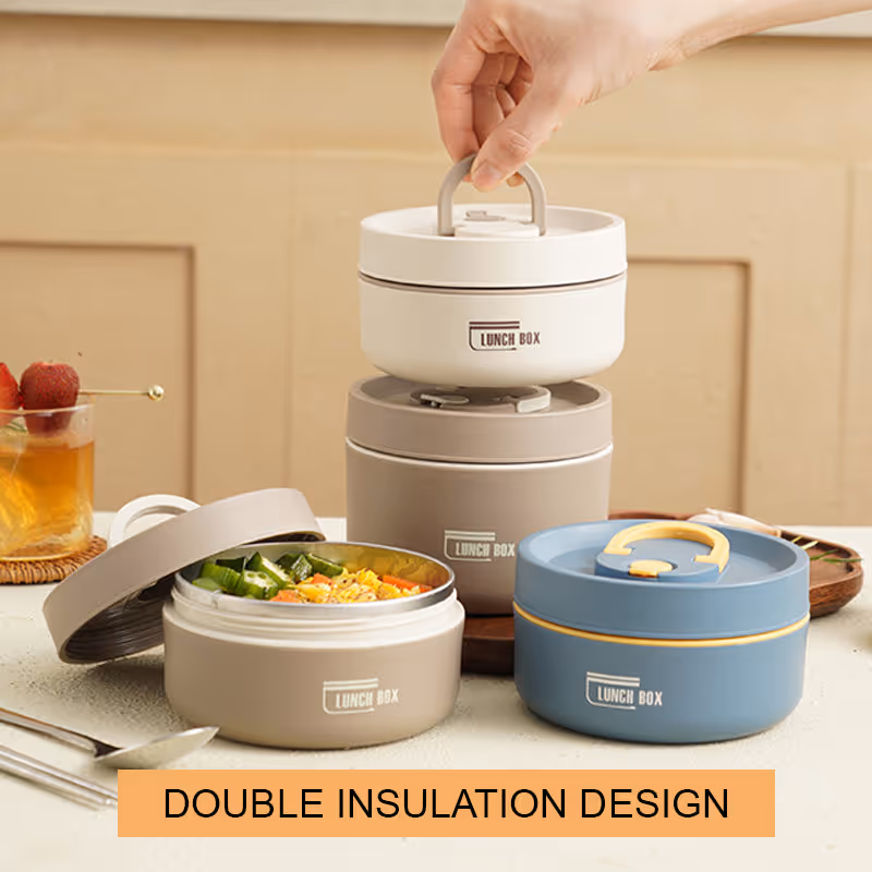 🔥Hot Sale Prom Portable Insulated Lunch Container Set